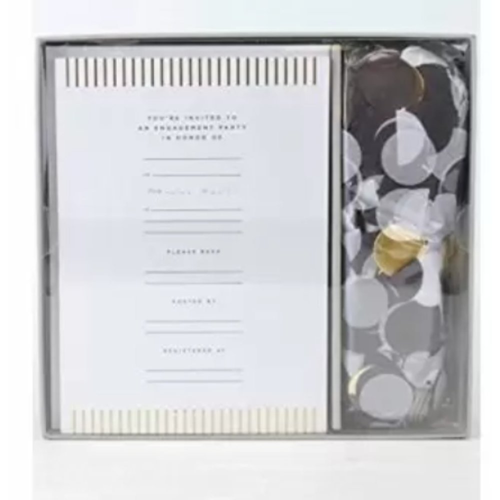 WEST EMORY Engagement Party Invitation Packs A7 flat cards and envelopes Premium